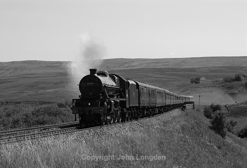 JL - LMS Jub 45699 'Galatea' 1Z44 York - Carlisle 'The Waverley' Lunds - Lunds - Northbound