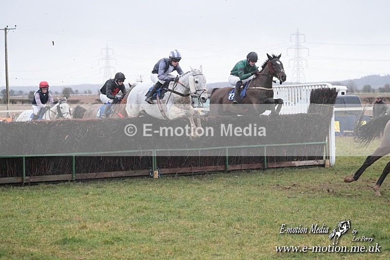 PtP 260125 548 - Cocklebarrow Point-to-Point racing with the Heythrop Hunt 26/01/25