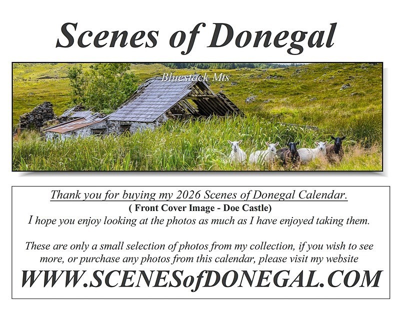2 Inside Page 1 2026 - 2026 Scenes of Donegal Calendar