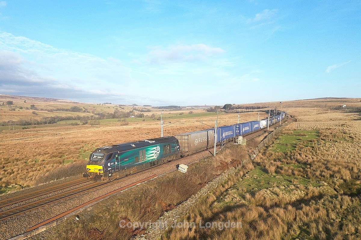 JL - 14.2.25 68002 4M27 Coatbridge - Daventry, Greenholme - Latest shots