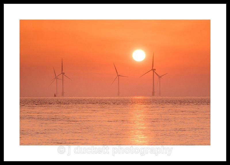  - Sunrise, Sea and Norfolk wind farm