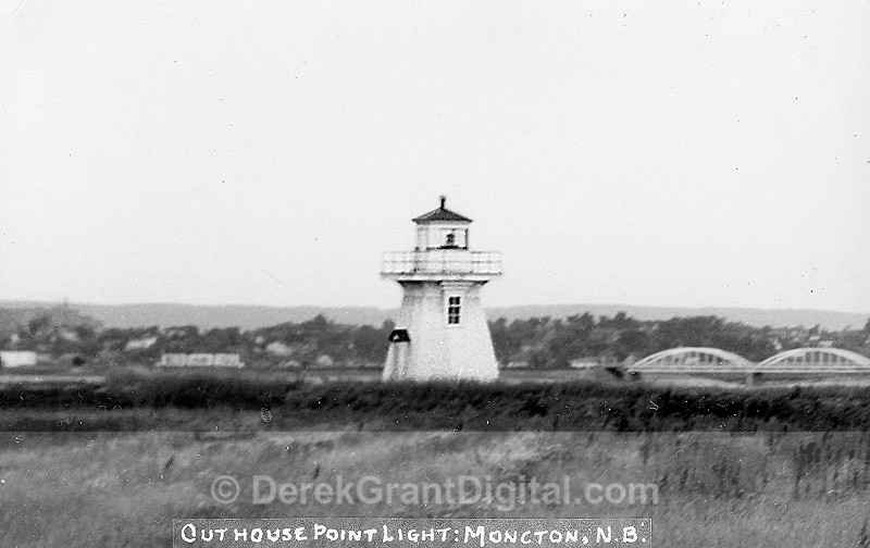 Outhouse Point Lighthouse Moncton New Brunswick Canada - Historic New Brunswick