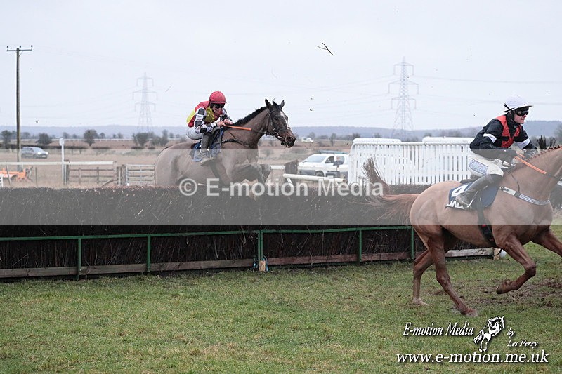 PtP 260125 865 - Cocklebarrow Point-to-Point racing with the Heythrop Hunt 26/01/25