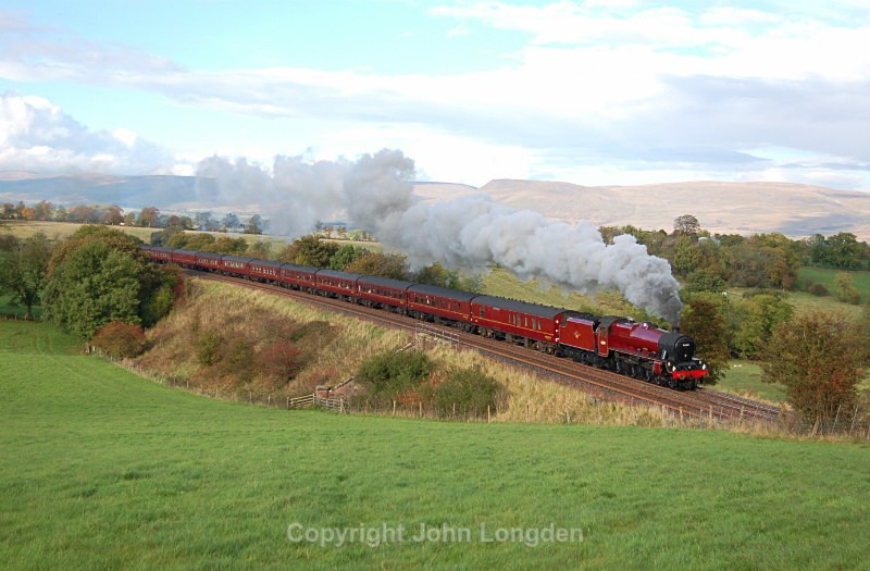 11.10.14 - LMS Jub 45699 Galetea 1Z69 Carlisle - Leicester, Gallansay - Gallansay