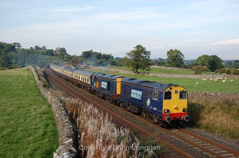 30.9.13 - 20308 & 20309 1Z48 Dumbarton - Crewe, Crosby Garrett - Crosby Garret