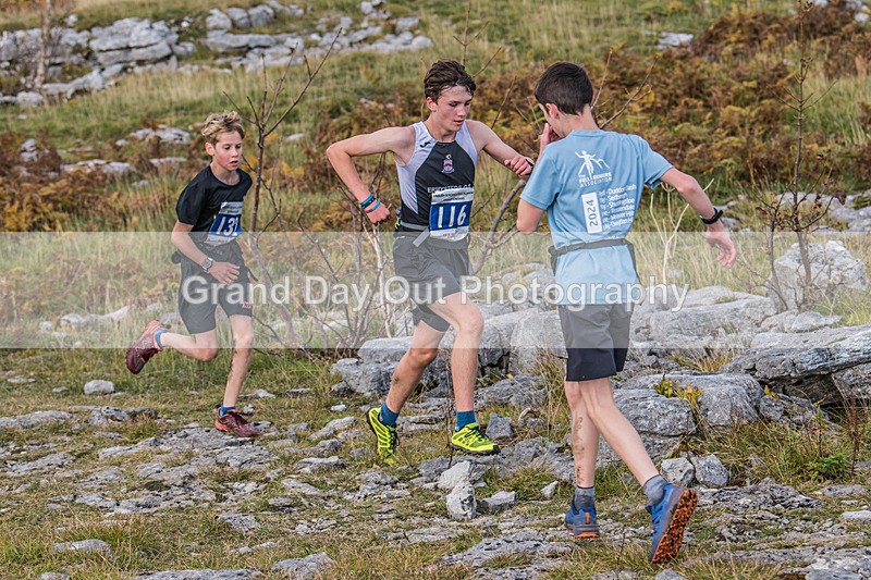Year 8-9-125 - The English Schools Fell Running Championship Giggleswick Year 8-9 Sunday 6th October 2024