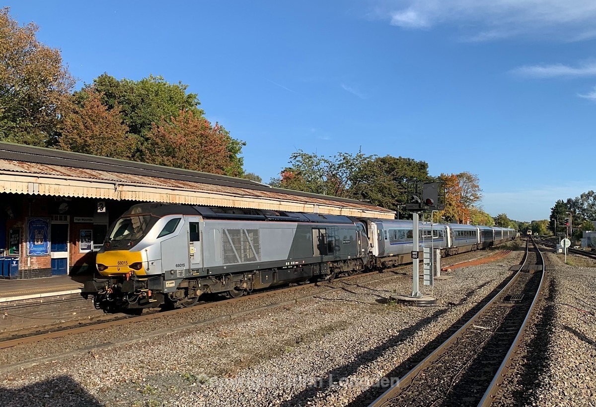 JL - 11.10.22 68015 10:55 B' ham Moor St - Marylebone, High Wycombe - Chiltern Routes (north to south)