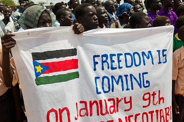 Students Rally for Separation, South Sudan