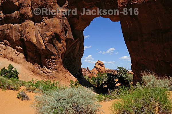 Pinetree Arch - Arches National Pk.-2011