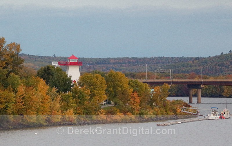 Fredericton Lighthouse on the Green - Lighthouses of New Brunswick