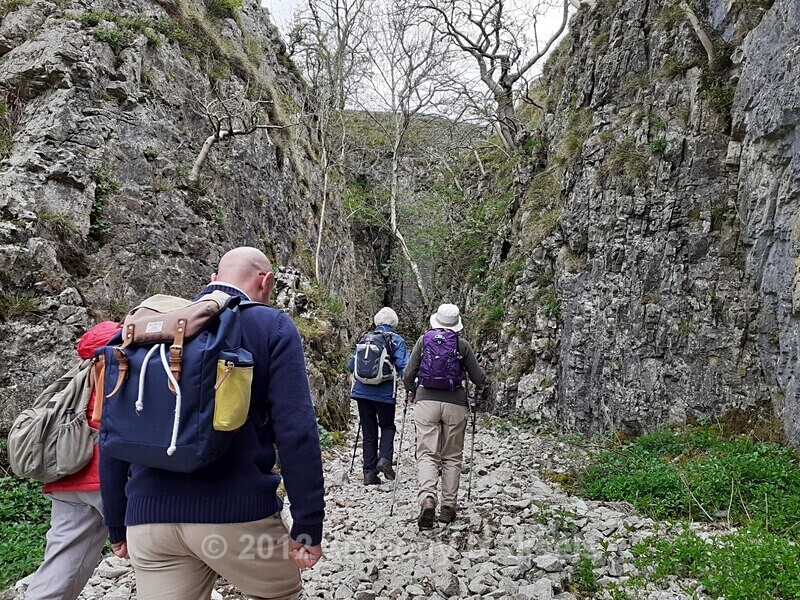 037 Heading through the Dib - York Minster Walkers Collection 2022