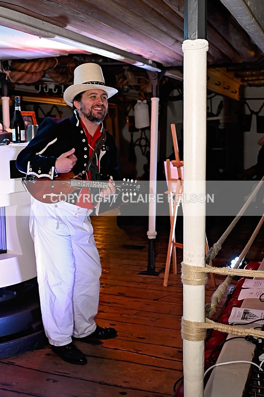 HMS PICKLE-134 - PICKLE NIGHT HMS WARRIOR 1860