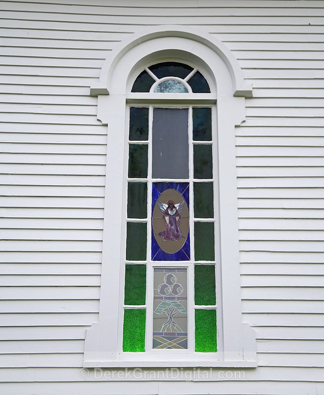 Stained Glass Window Goshen Roman Catholic Church NB Canada - Churches of New Brunswick
