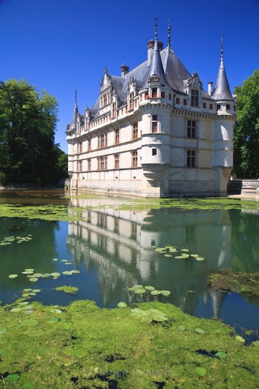 Chateau d'Azay-le-Rideau - Ruins and Not So Ruined