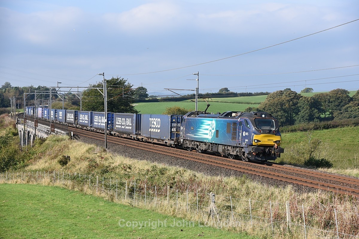 JL - 5.10.24 88003 4S43 Daventry - Coatbridge, Docker Viaduct - Latest shots