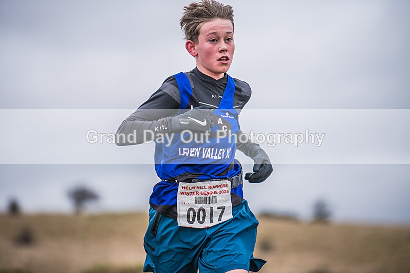 Cunswick U15  U17-107 - Kendal Winter League Cunswick Scar Junior Under 15 & 17 Fell Races Sunday 26th January 2025