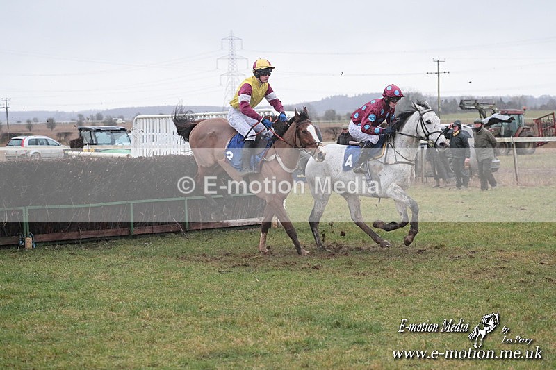 PtP 260125 569 - Cocklebarrow Point-to-Point racing with the Heythrop Hunt 26/01/25
