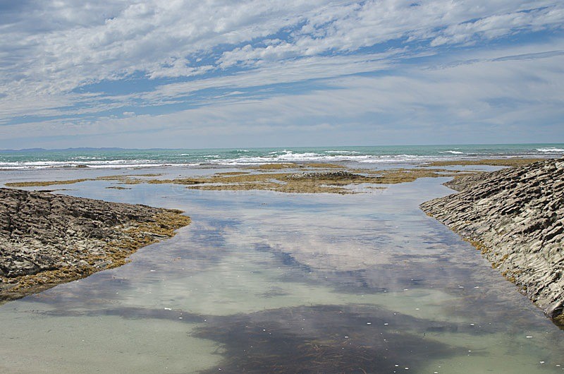 Mahia channel - New Zealand North Island