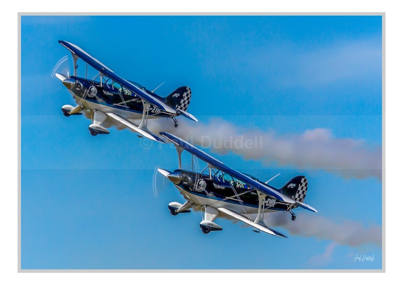 Precision in Flight Air Show Aeroplanes Fine Art Print by Paul Duddell-Whispers & Strokes