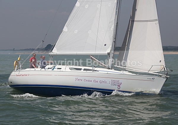 090629 SUNSAIL 47 BREAST CANCER CARE IMG_6656 - Sailboats - monohull