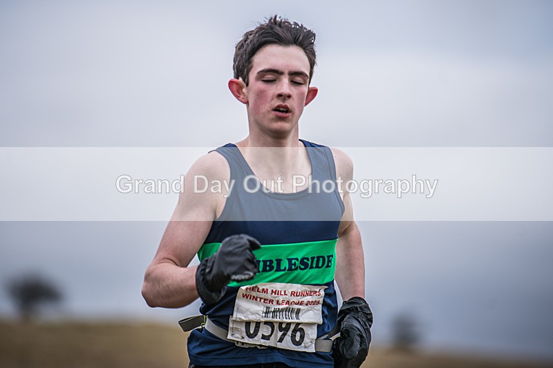 Cunswick U15  U17-141 - Kendal Winter League Cunswick Scar Junior Under 15 & 17 Fell Races Sunday 26th January 2025