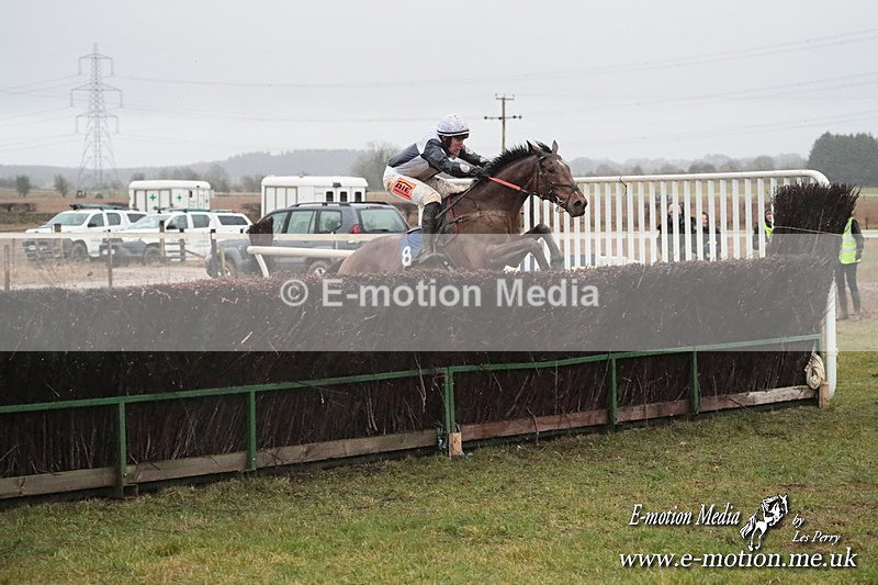 PtP 260125 1081 - Cocklebarrow Point-to-Point racing with the Heythrop Hunt 26/01/25