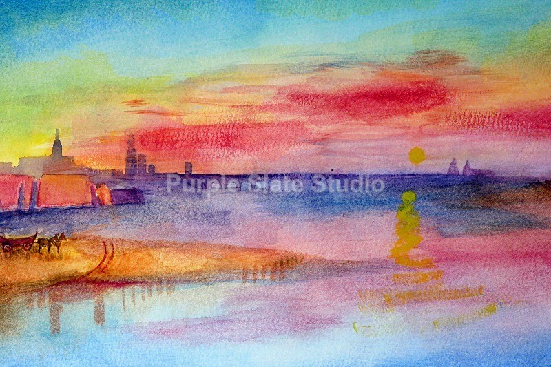 Turner Sunset - Paintings