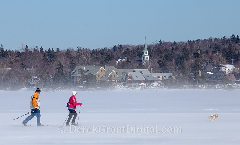 Snowshoeing Kennebecasis Bay @ Rothesay, New Brunswick Canada - Sport & Recreation