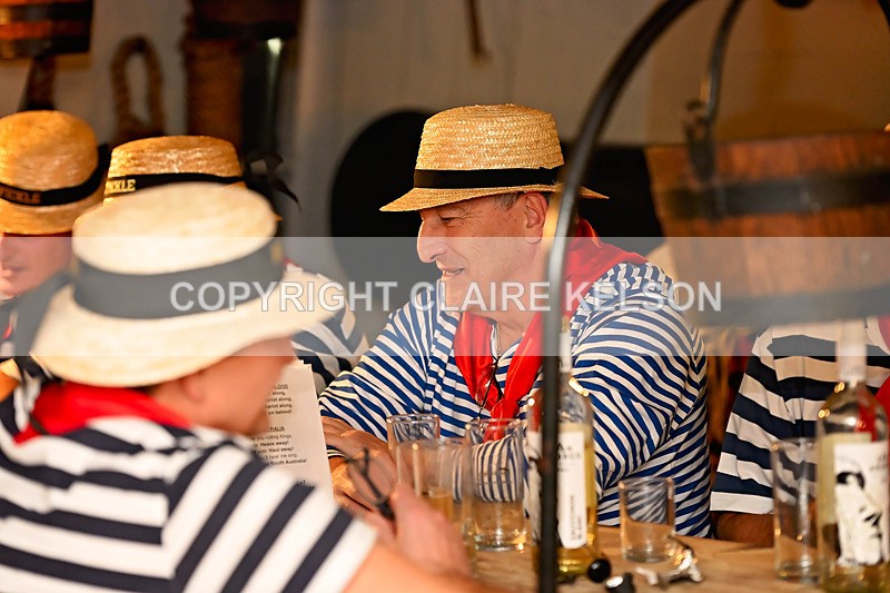 HMS PICKLE-168 - PICKLE NIGHT HMS WARRIOR 1860