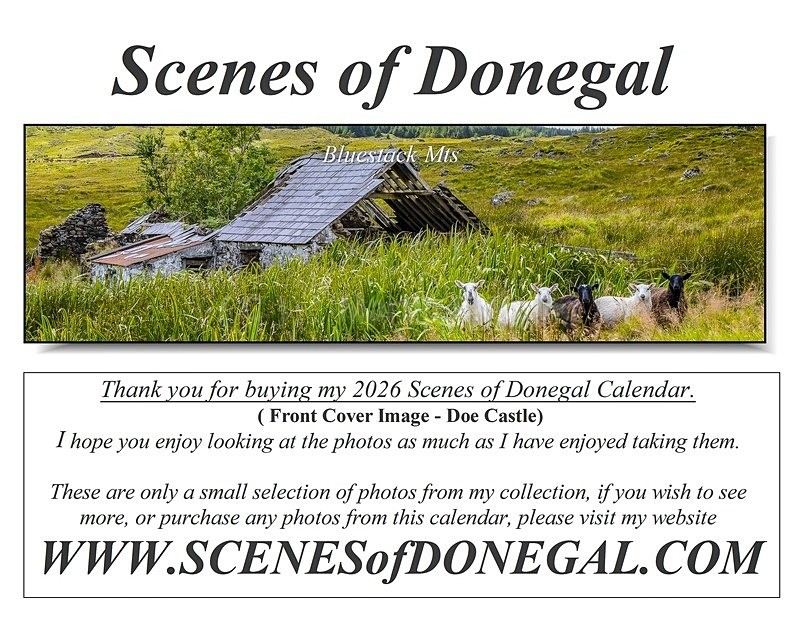 2 Inside Page 1 2026 - 2026 Scenes of Donegal Calendar