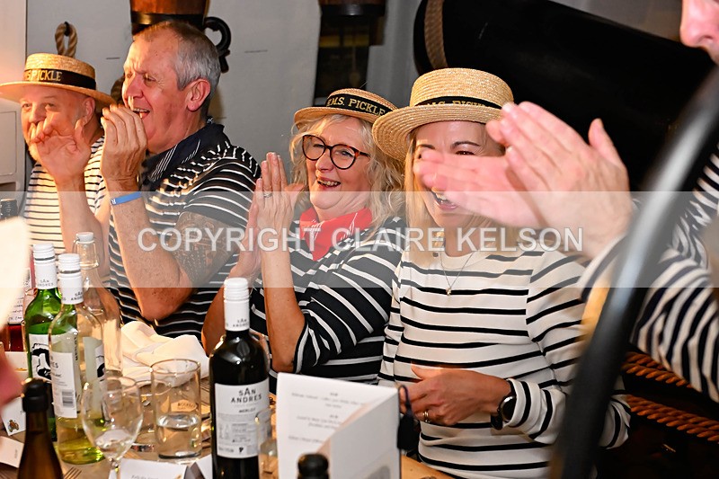 HMS PICKLE-123 - PICKLE NIGHT HMS WARRIOR 1860