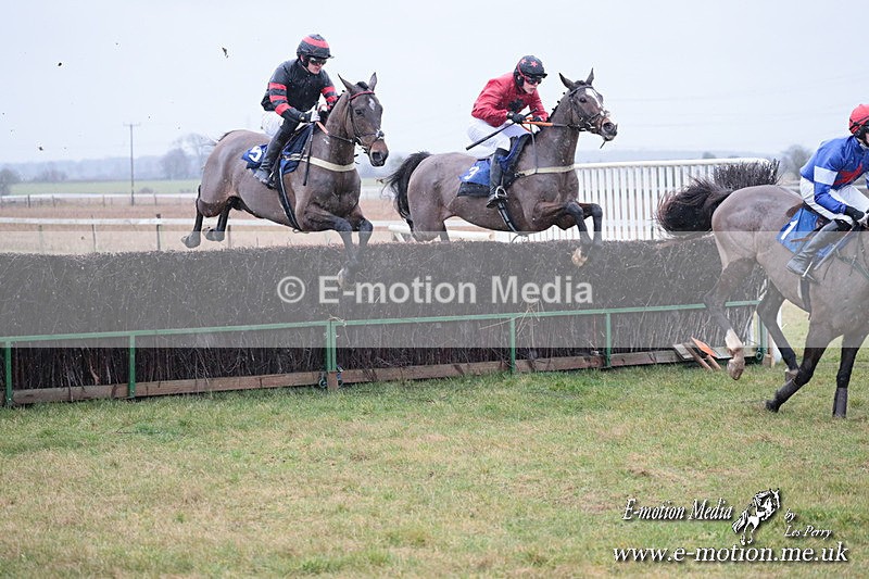 PtP 260125 41 - Cocklebarrow Point-to-Point racing with the Heythrop Hunt 26/01/25