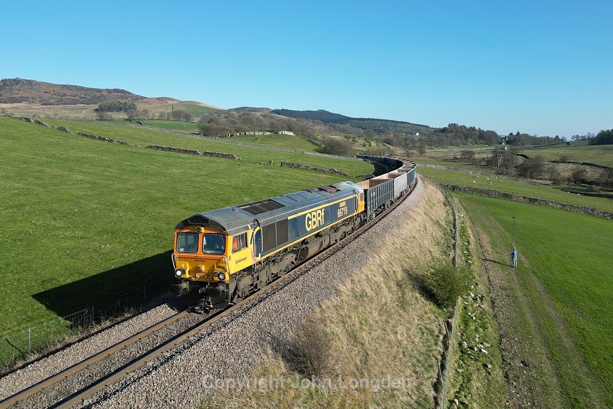 JL - 10.4.25 66719 6E87 Wellingborough - Rylstone, Rylstone South - Latest shots