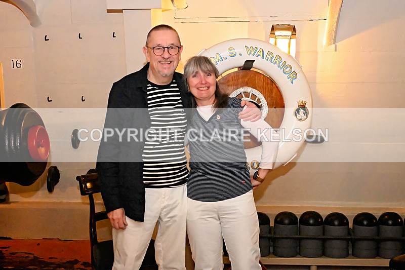 HMS PICKLE-47 - PICKLE NIGHT HMS WARRIOR 1860