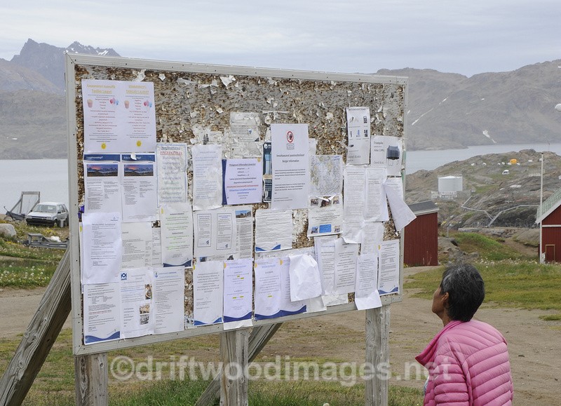 Village Notice Board - Greenland