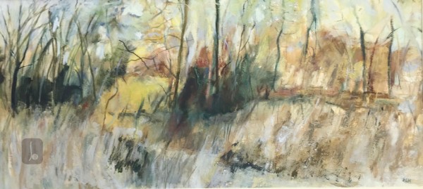 Kate Hajducka Gorse bush in Spring - Christmas exhibition 2023