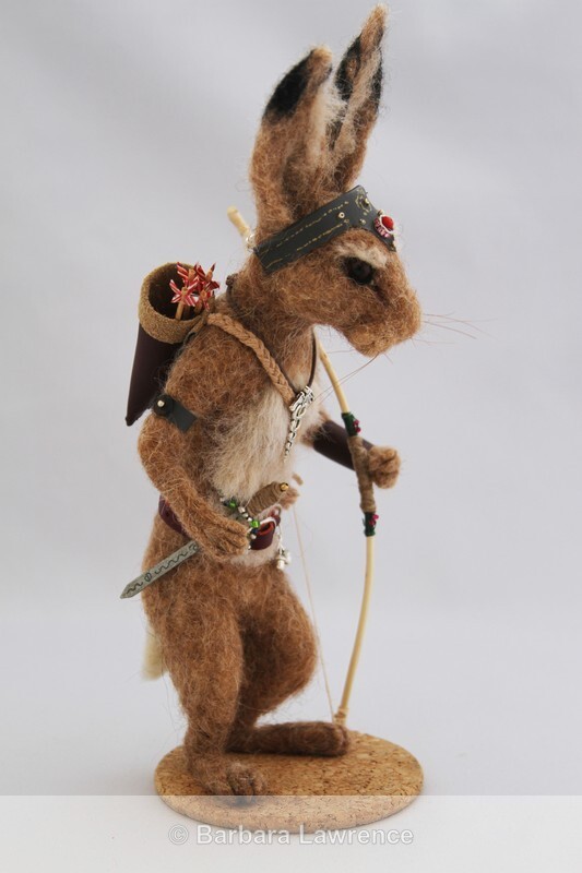 Hugo the Warrior Hare. Photo 2 - The Wiccan Wanderers. Characters from Wiccan Woods.