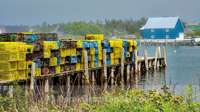 White Head Island Lobster Traps - Fundy Postcards