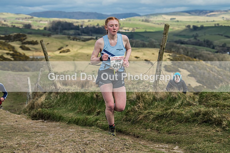 Helm Hill -452 - Kendal Winter League Helm Hill Fell Races (Under 13/15/17 & Seniors) Sunday 16th March 2025