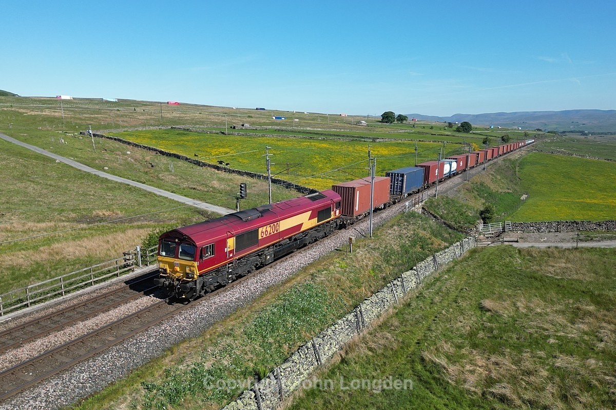 JL - 31.5.23 66200 4S38 Seaforth - Mossend, Salterwath - West Coast Main Line (north to south)