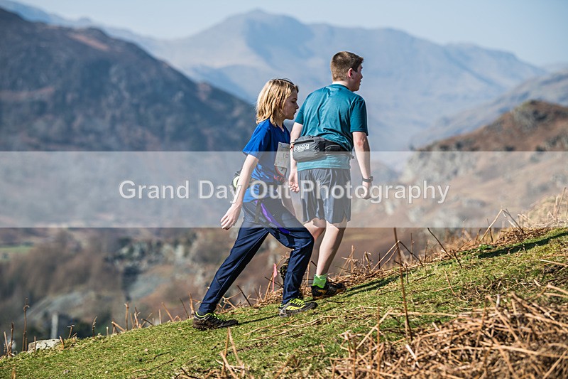 Elterwater-293 - Kendal Winter League Elterwater Under 15/17 Fell Races Sunday 9th March 2025
