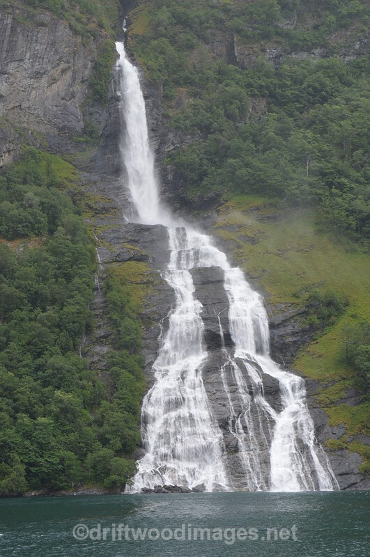 Norway Hellesylt The Suitor waterfall - Norway