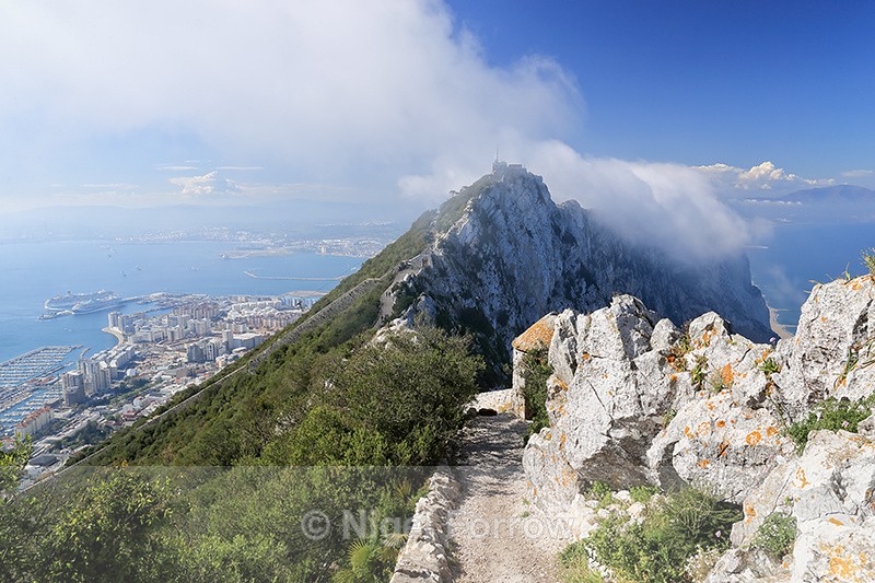 Levanter cloud forming over the Rock of Gibraltar - Gibraltar