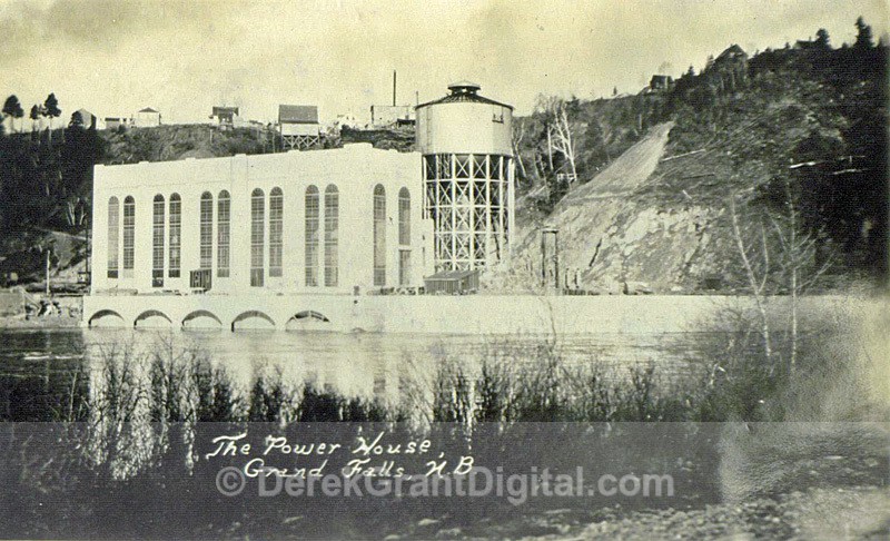 The Power House Grand Falls New Brunswick RPPC - Historic New Brunswick