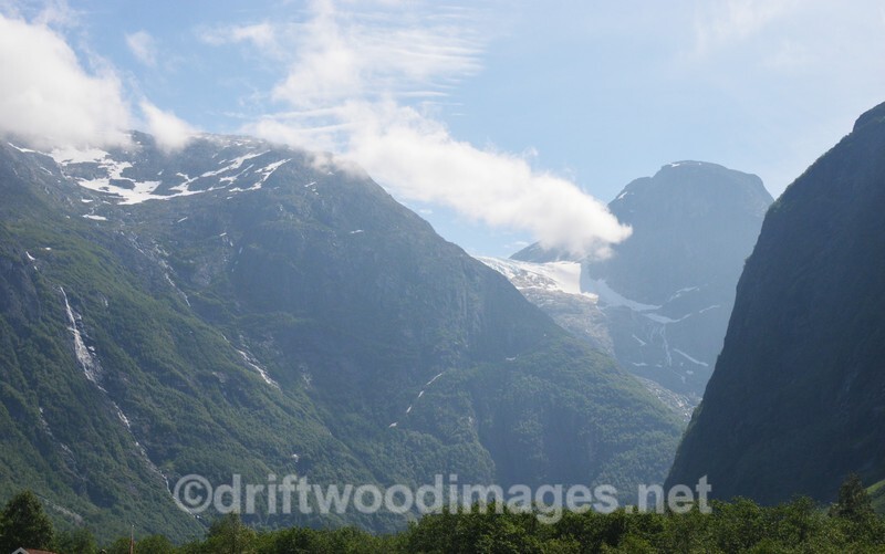 Norway Olden Lake Loen glacier snout 2 - Norway