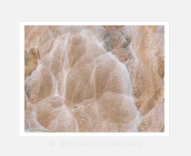 Lower Mammoth Waterfalls, Yellowstone - Natural Abstracts
