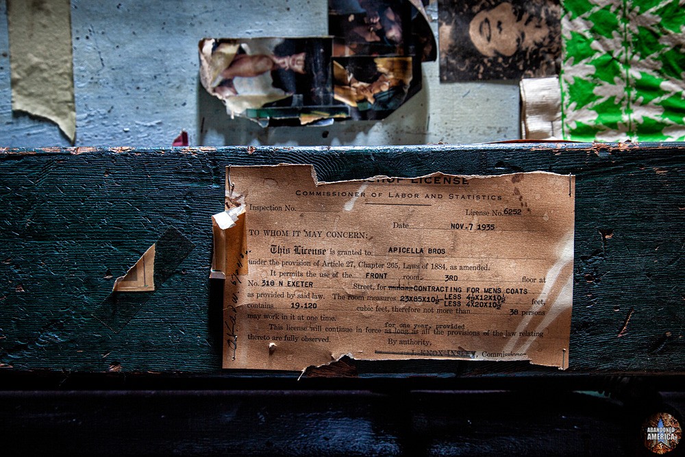 RJ Loock & Co. (Baltimore, MD) | 1935 Apicella Bros. License - R. J. Loock Auto Parts