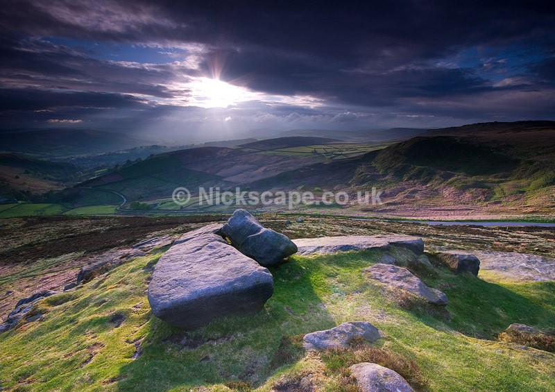 Callow Bank from Higger Tor - Derbyshire159 - Peak District Landscape Photography Gallery