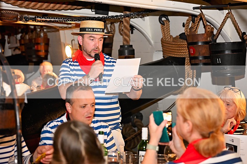 HMS PICKLE-86 - PICKLE NIGHT HMS WARRIOR 1860