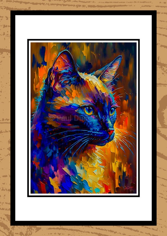 Cats & Dogs Oil Paintings - Pulses with Emotion by Artist Paul Duddell